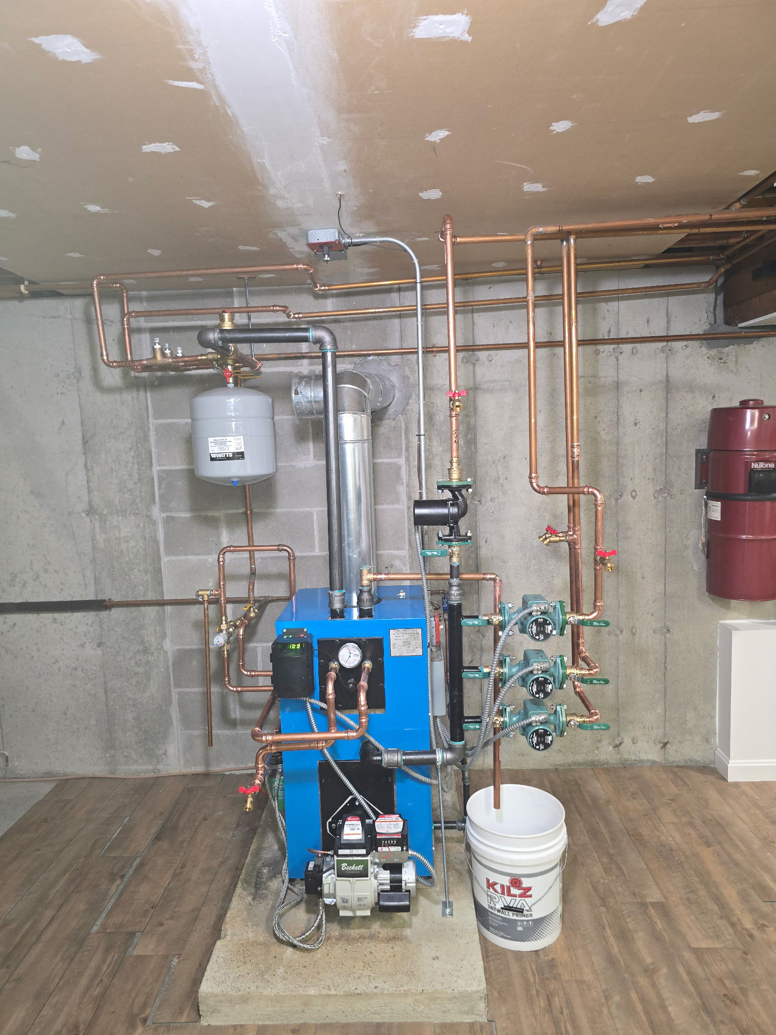 Brown's Burner Service boiler installation